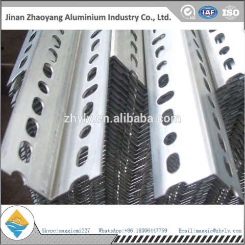 High performance aluminum alloy perforated aluminum angle